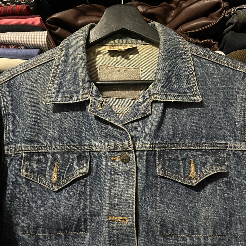 Classic Blue Denim Jean Jacket - Women's - Picture 2 of 5